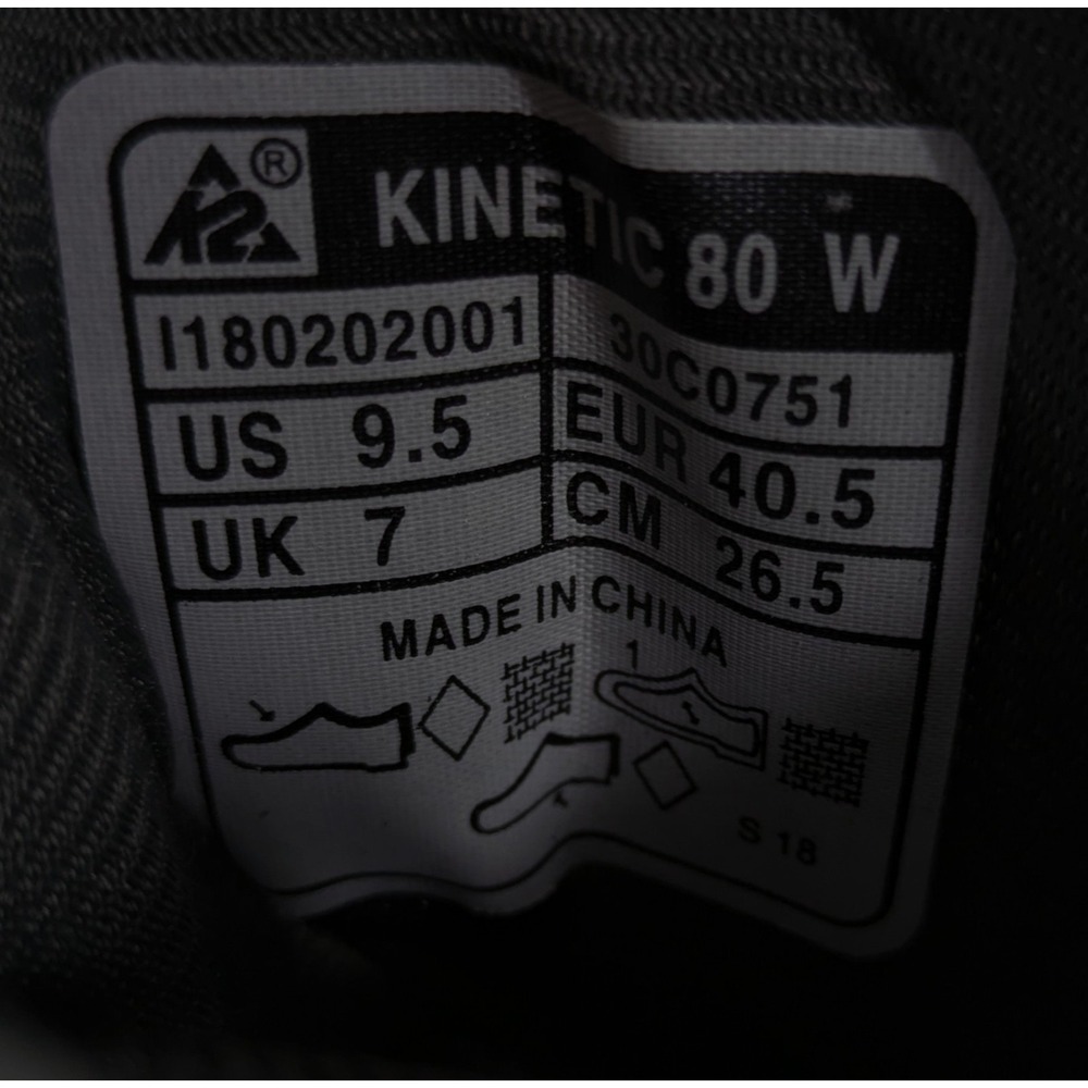 Womens K2 Kinetic 80 Pro W Inline Skates Roller Blades Black Pink Size 9.5 - Picture 6 of 6